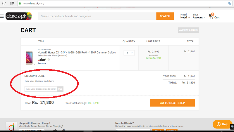 Daraz voucher code for cheap new user
